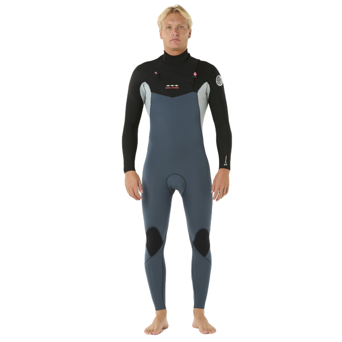 Traje Rip Curl Dawn Patrol Pro Chest Zip 3/2 - Azul 