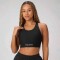 Top No-Bounce High Impact Sports Mujer Black/classic White