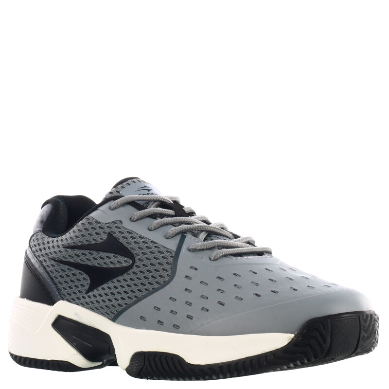 Championes de Hombre Topper Tenis Padel Gris Topo - Negro