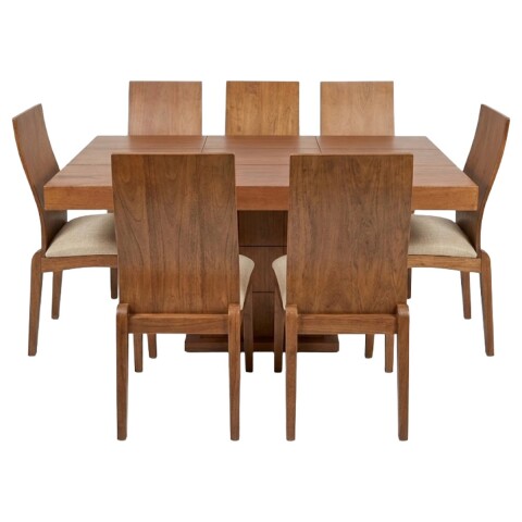 JUEGO COMEDOR PLA 6 PUESTOS - BEIGE 305531/SE (CD) Unica