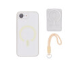 Protector para iPhone 16e correa + tarjetero transparente Protector Para Iphone 16e Correa + Tarjetero Transparente