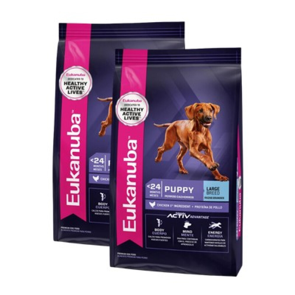 EUKANUBA PUPPY LARGE B 18 KG X2 EUKANUBA PUPPY LARGE B 18 KG X2