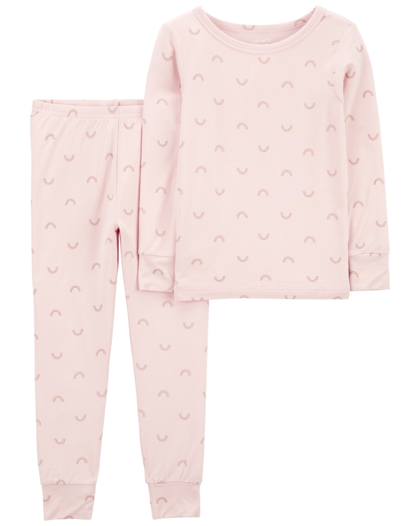 Pijama dos piezas, diseño arcoíris, línea Purelysoft Sin color