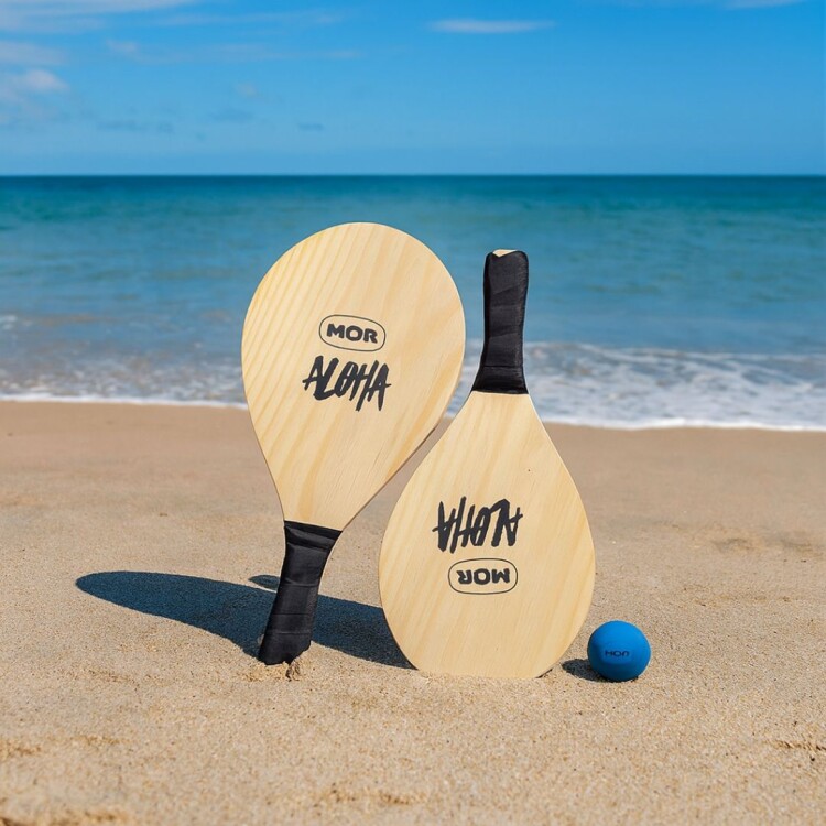 SET PALETAS RAQUETAS PLAYA COLOR MOR SET PALETAS RAQUETAS PLAYA COLOR MOR