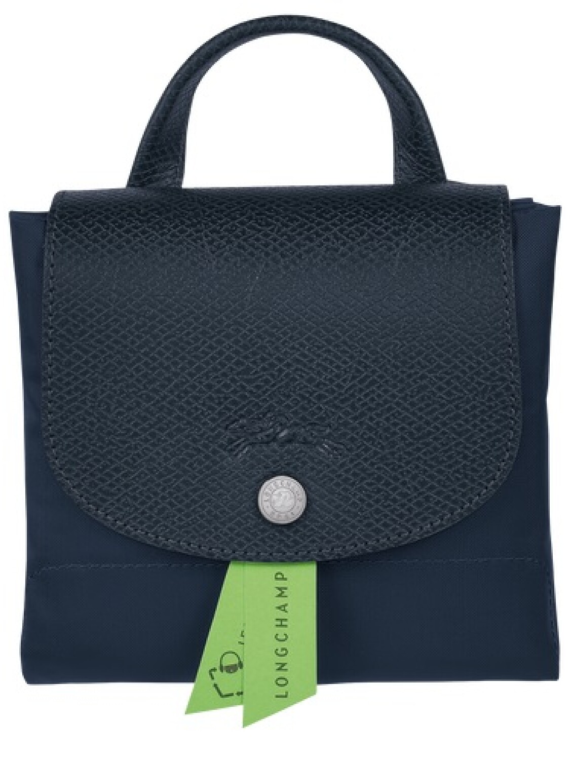 Longchamp -Mochila Longchamp plegable de nylon con cierre, Le pliage M Azul