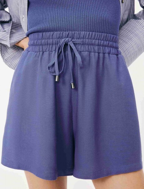 SHORT DE LINO LILA