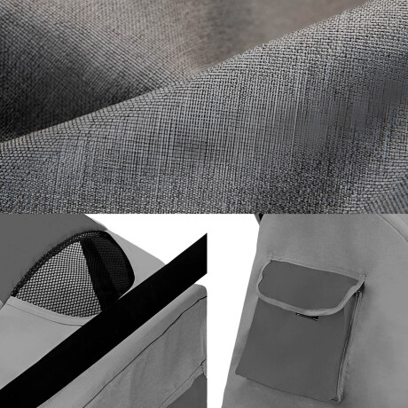 Expert Kids Coche Bebé Doble C/Toldo Ligero Plegable Gris