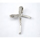 Dije Pasante Oro Blanco 18 K Con Brillantes Dije Pasante Oro Blanco 18 K Con Brillantes