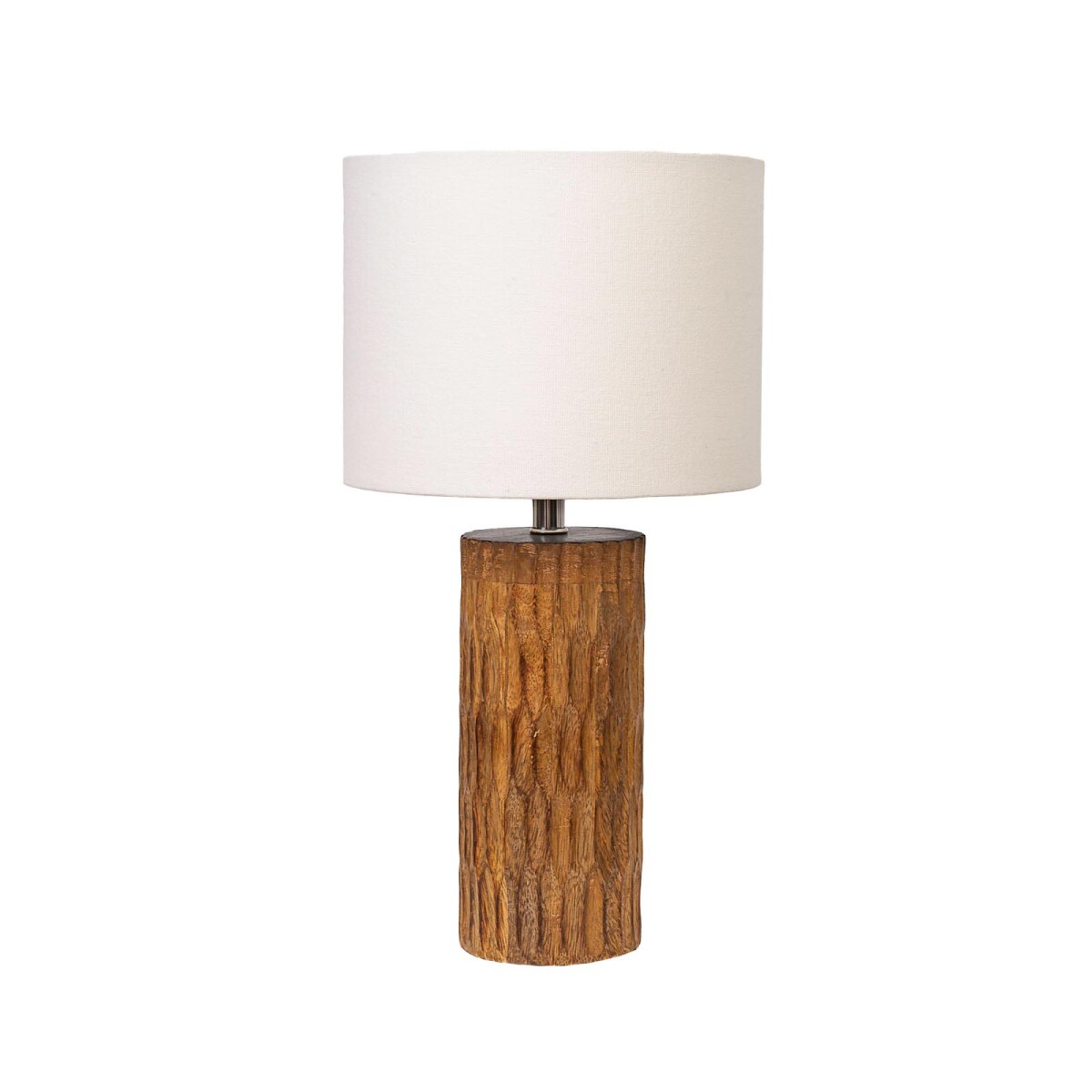 LAMPARA - MADERA NATURAL-BEIGE DE MESA 