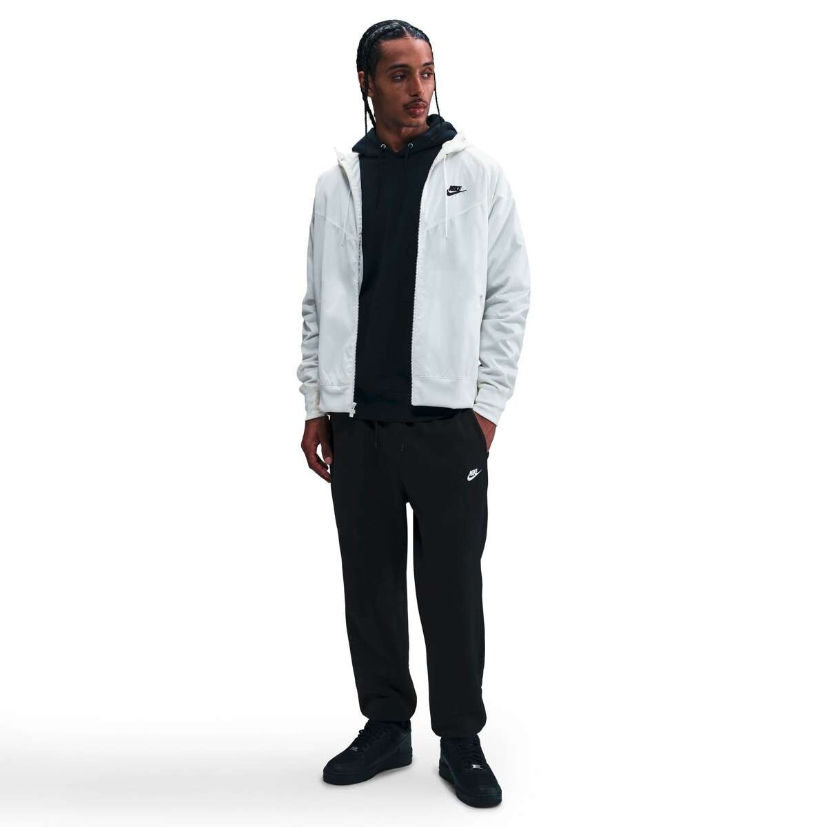 Pantalón Largo Nike Club Joggers de Hombre - Negro 