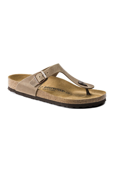 Sandalia Gizeh Oiled Leather - Regular Brown