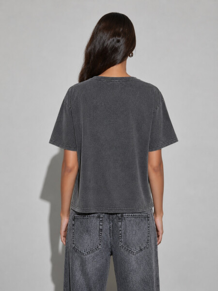 REMERA BOXARANA GRIS OSCURO