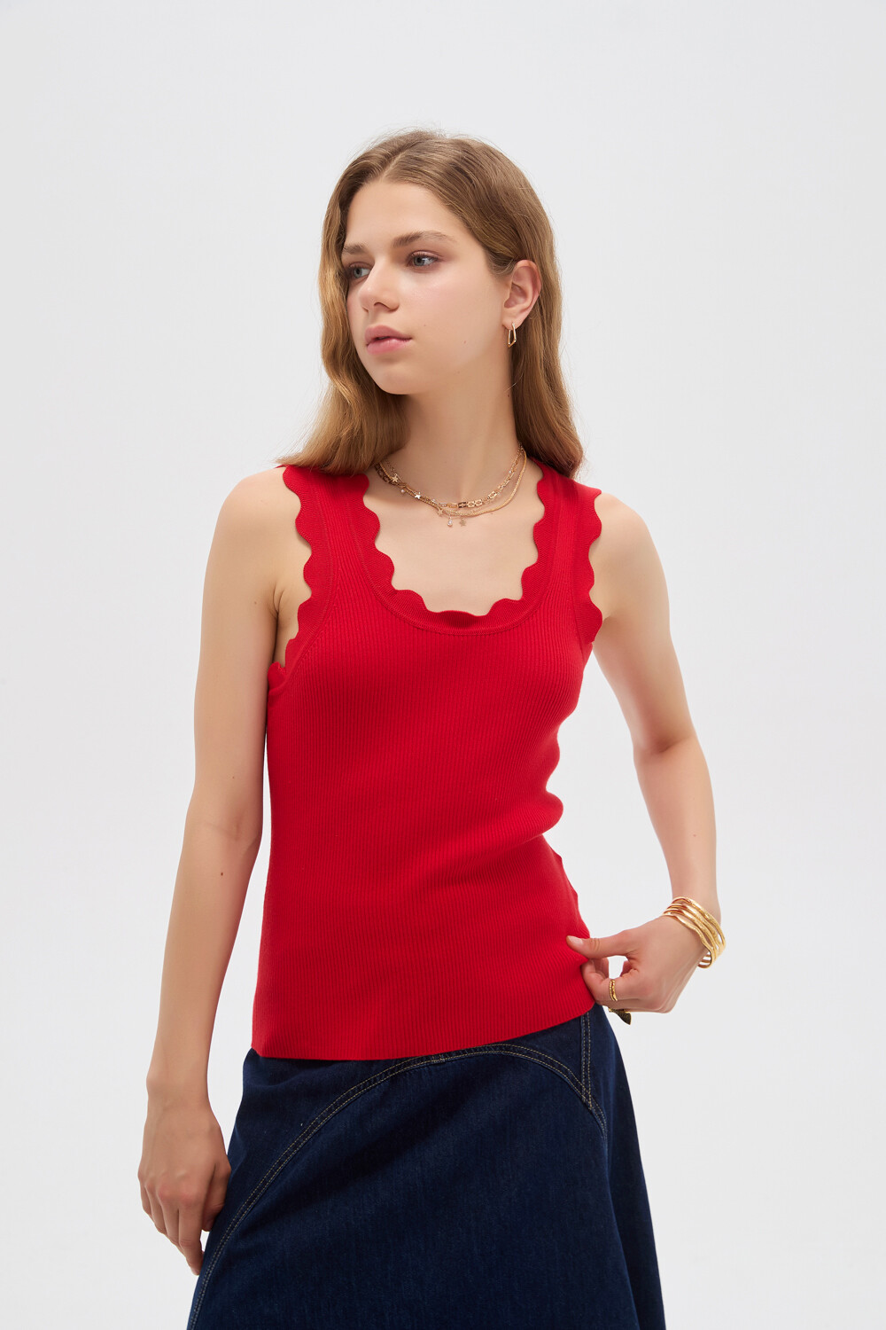 Musculosa Nari Rojo