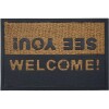 Felpudo Coco/Goma - 40x60 cm Welcome See