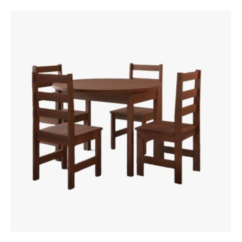 Juego de comedor redondo 4 sillas Cera Juego de comedor redondo 4 sillas Cera