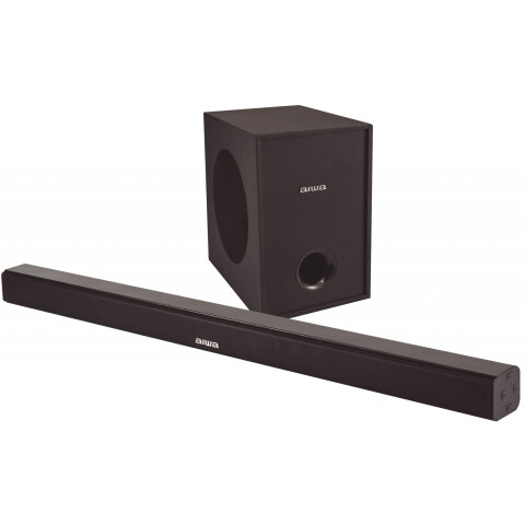 BARRA DE SONIDO AIWA AW-SBH21W C/WOOFER INAL. BARRA DE SONIDO AIWA AW-SBH21W C/WOOFER INAL.