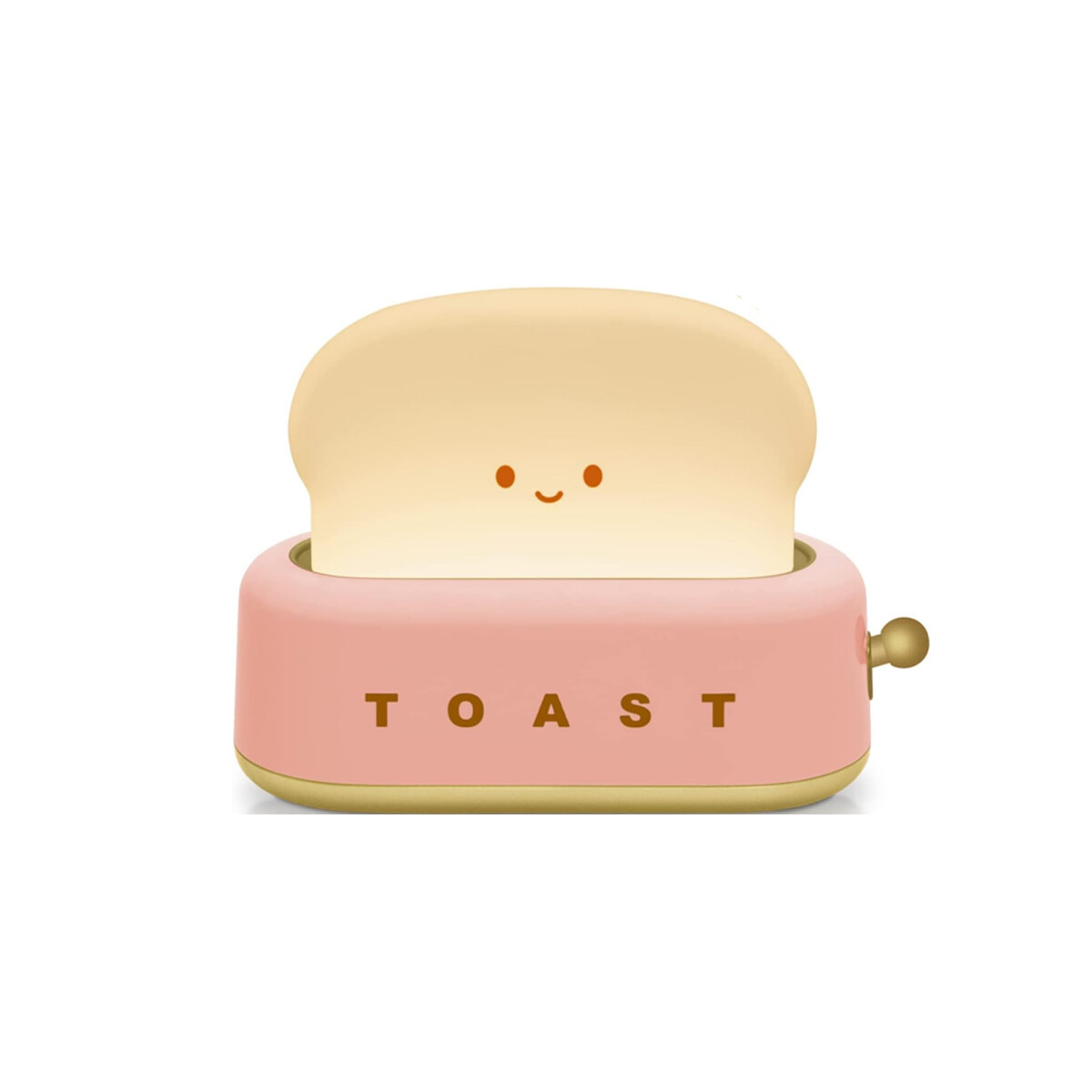 Lampara veladora diseño de tostadora - Rosado 
