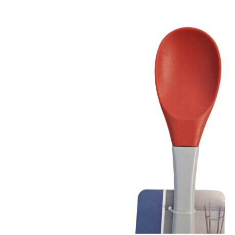 Cuchara de Silicona Antiadherente Cocina Calidad Premium Rojo