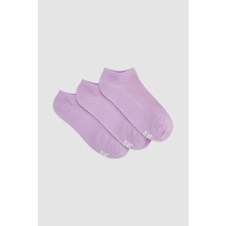 Nuevo pack x 3 deportiva colores lisos Lila