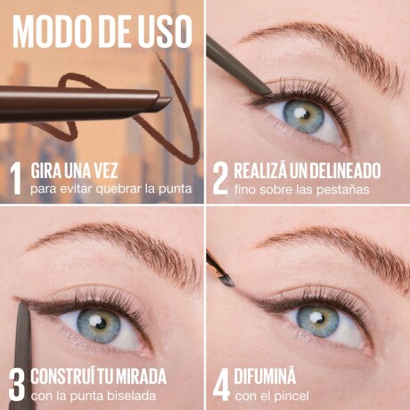 Delineador de Ojos Maybelline Sculpting Stix N°016 Black Blur Delineador de Ojos Maybelline Sculpting Stix N°016 Black Blur