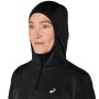 Polera Running Road Winter Ls Hoodie Mujer Performance Black