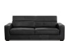 Sillón 100% Cuero - 3 Cuerpos - Sublime Negro