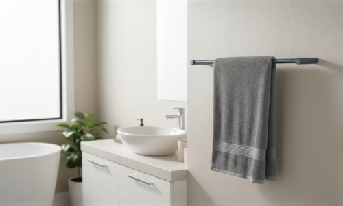 Toallero de mano simple KU20 BLUE GREY Toallero De Mano Simple Ku20 Blue Grey