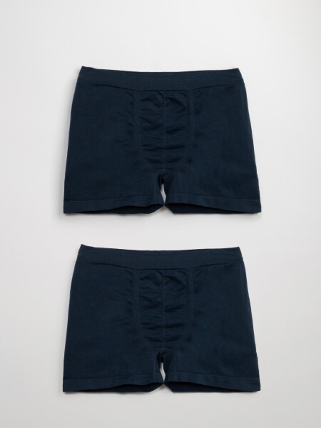 Boxer Microfibra Pack X2 Azul Marino