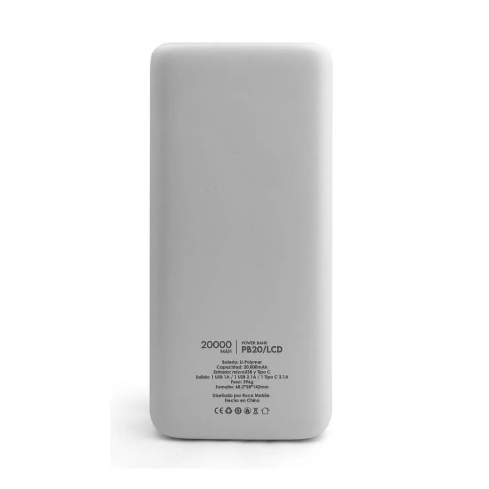 Power Bank Roca PB20 LCD 20000mAh POWER BANK ROCA PB20/LCD 20.000MAH