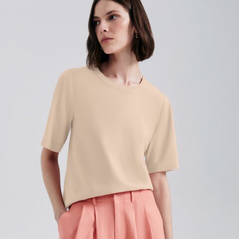 BLUSA FEM CREMA
