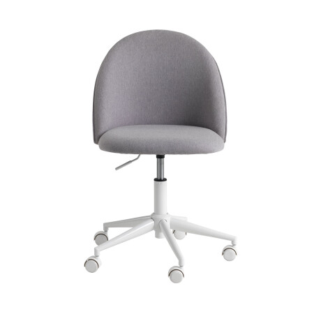 Silla escritorio KOKKEDAL tela gris/blanco Gris/blanco