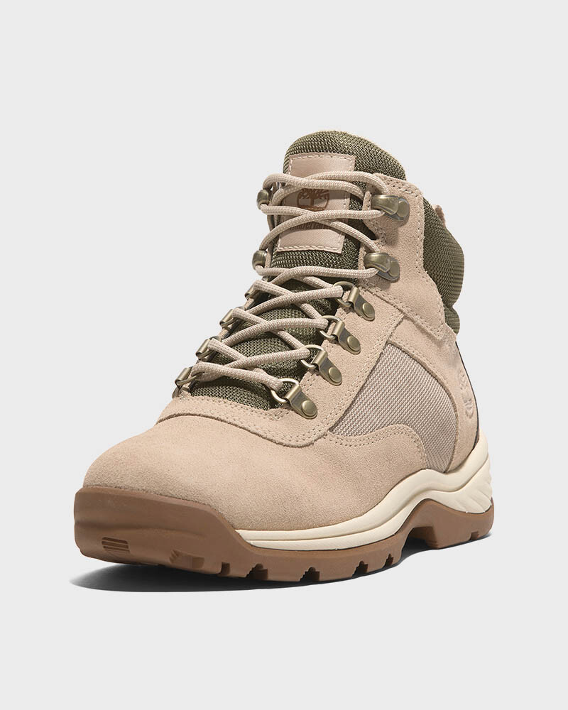 Botas White Ledge Mid Waterproof Mujer Light Beige Suede