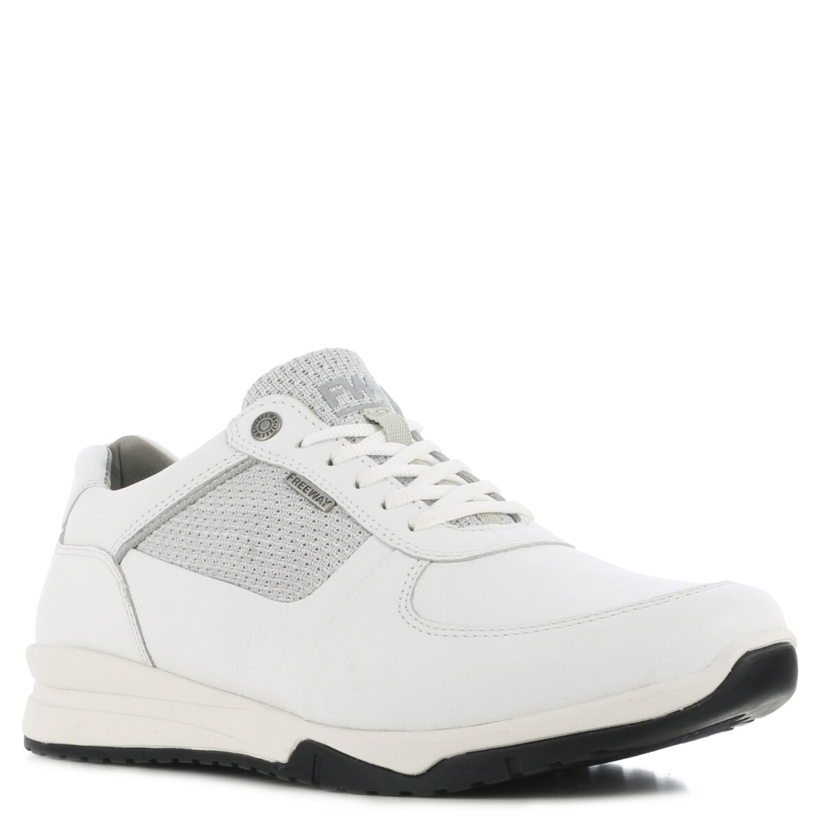 Zapatos de Hombre Freeway Casual - Blanco - Gris Hielo 
