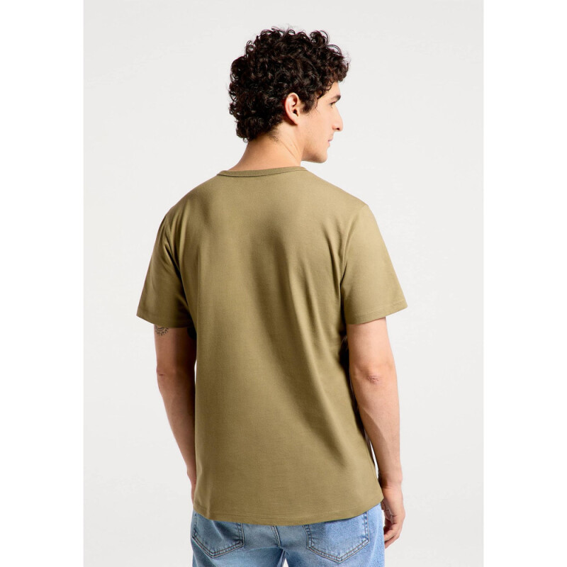 CAMISETA MM MASC OLIVA ESCURO
