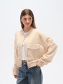 Chaqueta Liscen Beige Claro