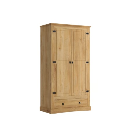 Ropero Madera 2 Puertas Miel Linea Rustica Mex 050 Ropero Madera 2 Puertas Miel Linea Rustica Mex 050