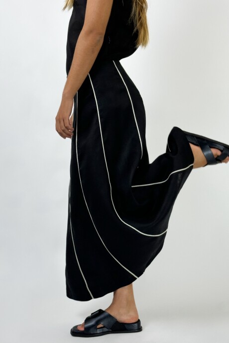 POLLERA KALHUA Negro