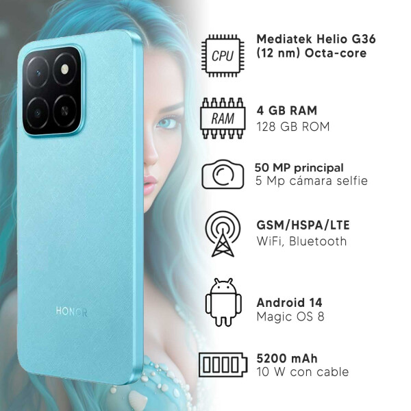 Honor X5b 4g 4/128gb AZUL