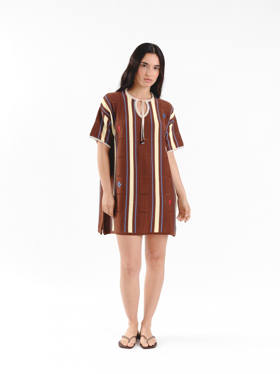 Vestido Néctar - Chocolate 