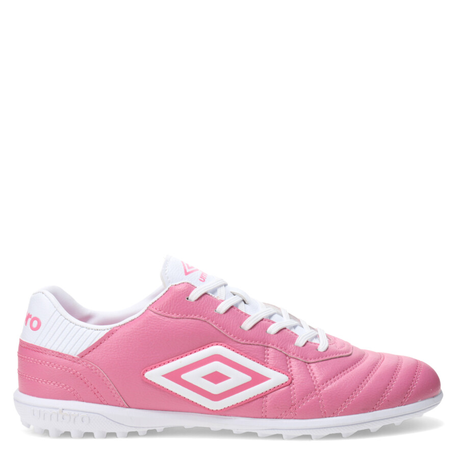 Championes de Fútbol 5 Hombre Umbro Touch TF Rosado - Blanco