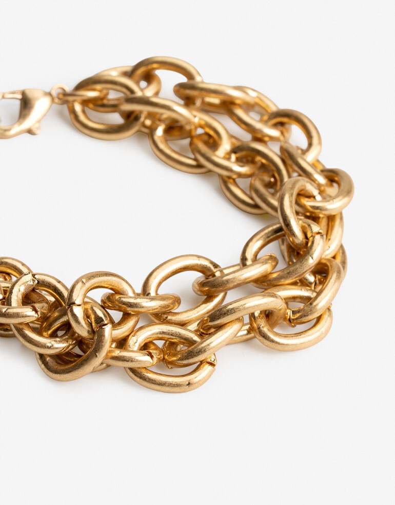 Pulseras Flexibles Metal Pulseras Flexibles Metal - Dorado Oro Amarillo