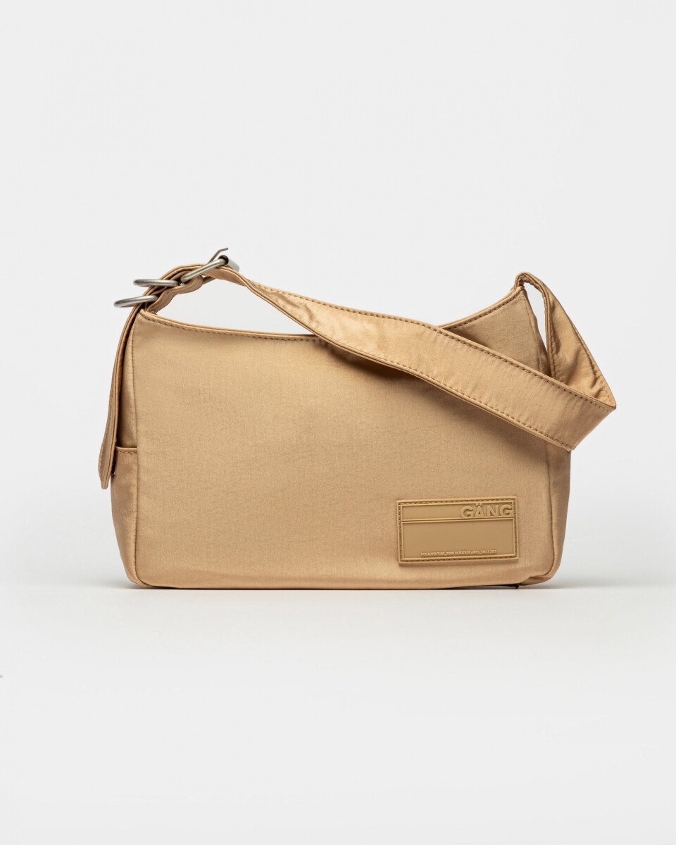 Cartera Al Hombro Gang Glamy En Nylon - Metalizado 