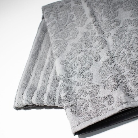 TOALLA DE ROSTRO 45X75 UN. GRIS