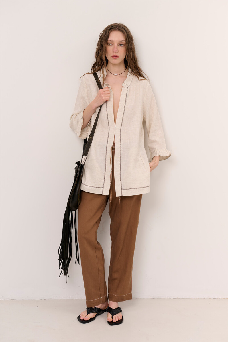 PANTALON LINO NET TOSATADO