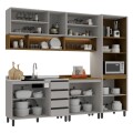 COCINA MODULADA 2.7 MT CON LUZ - ALMA COCINA MODULADA 2.7 MT CON LUZ - ALMA