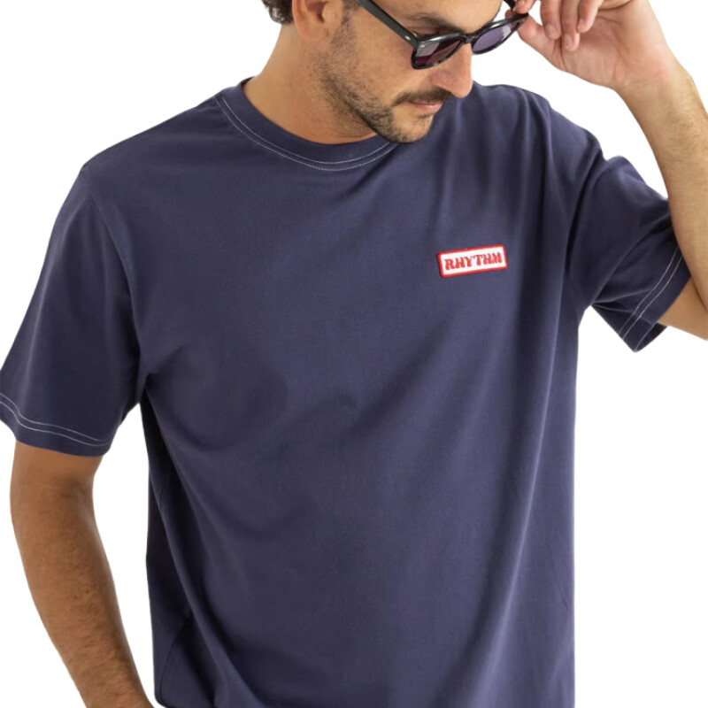 Remera Rhythm Mechanics Vintage - Azul Remera Rhythm Mechanics Vintage - Azul