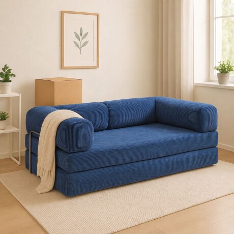 Sillón Cama 3 Cuerpos CloudNest Azul