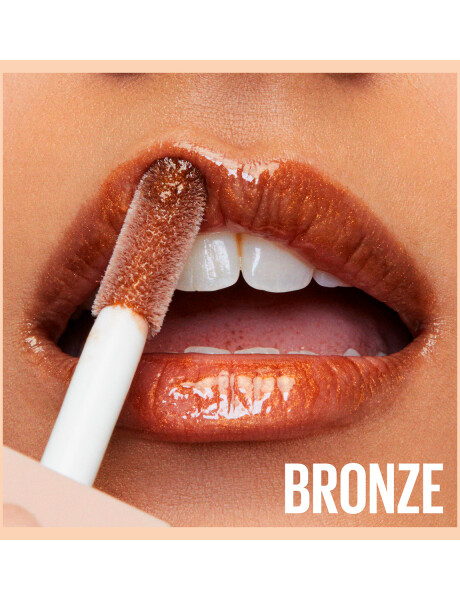 Brillo de labios Maybelline Lifter Gloss Shade con ácido hialurónico Bronze