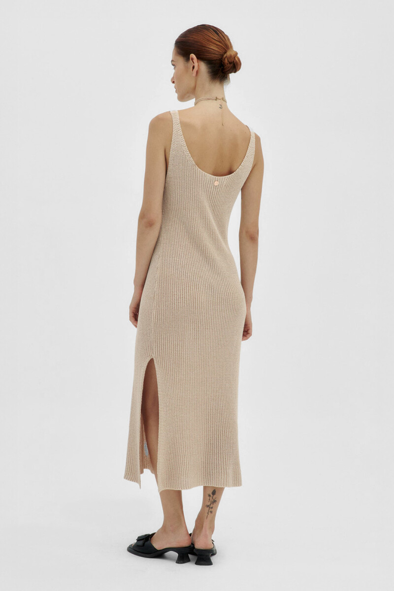 ELI KNIT DRESS Latte
