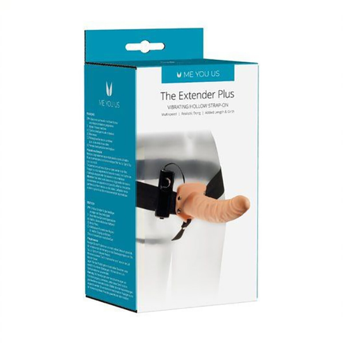 The Extender Plus Arnés Vibrador con Dildo Hueco 